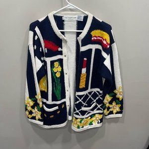 Vintage small knit cardigan